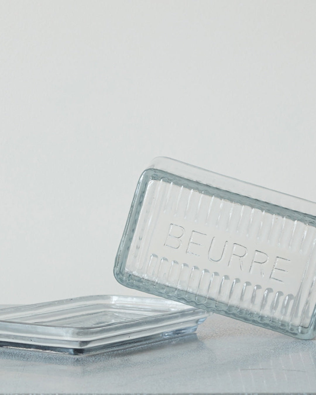 Bazar De Luxe - Beurrier En Verre Moulé