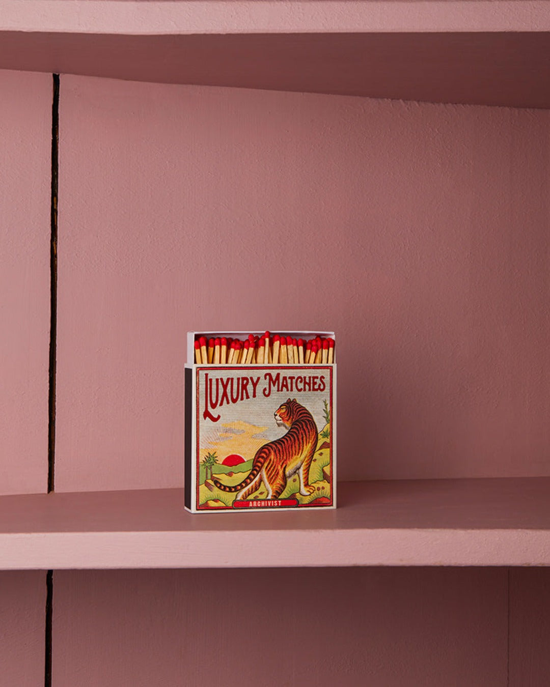 Archivist - Box of 150 large matches - Tiger