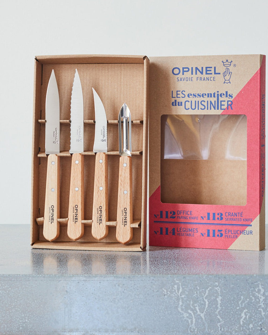 Opinel - Coffret De 4 Couteaux De Cuisine