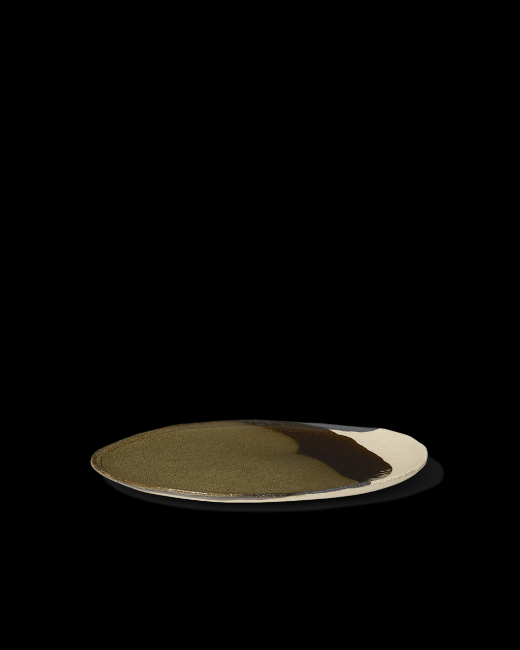 Jars Ceramistes - Wabi stoneware plate - Seidou Khaki