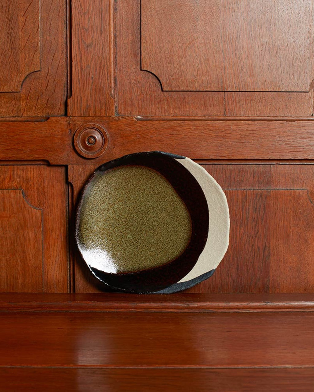Jars Ceramistes - Wabi stoneware plate - Seidou Khaki