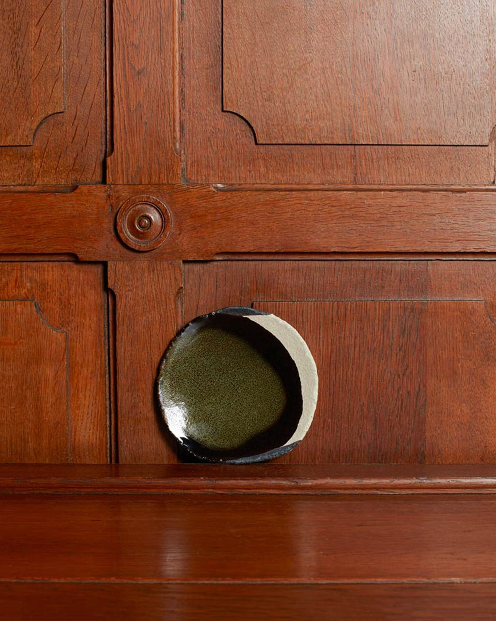 Jars Ceramistes - Wabi stoneware plate - Seidou Khaki
