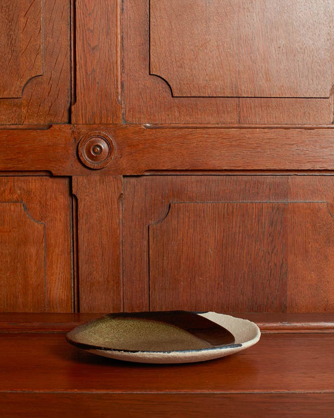 Jars Ceramistes - Wabi stoneware plate - Seidou Khaki