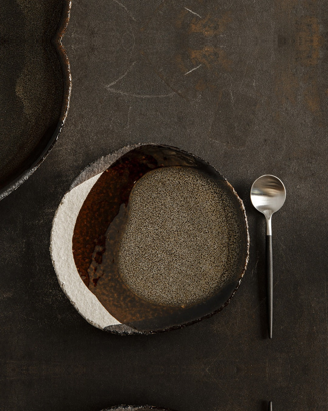 Jars Ceramistes - Wabi stoneware plate - Seidou Khaki