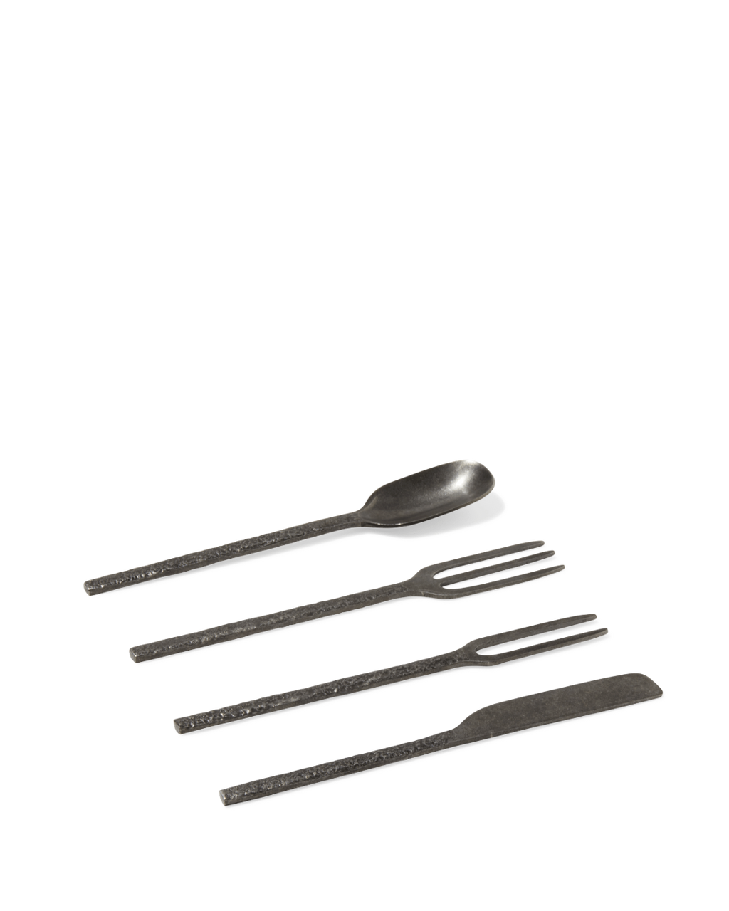 Serax - Hammered metal trident fork La Nouvelle Table - Charcoal