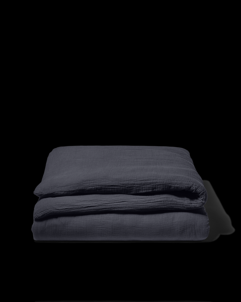Merci - Cotton gauze duvet cover - Charcoal Grey
