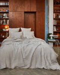 Merci - Washed linen duvet cover - Stone