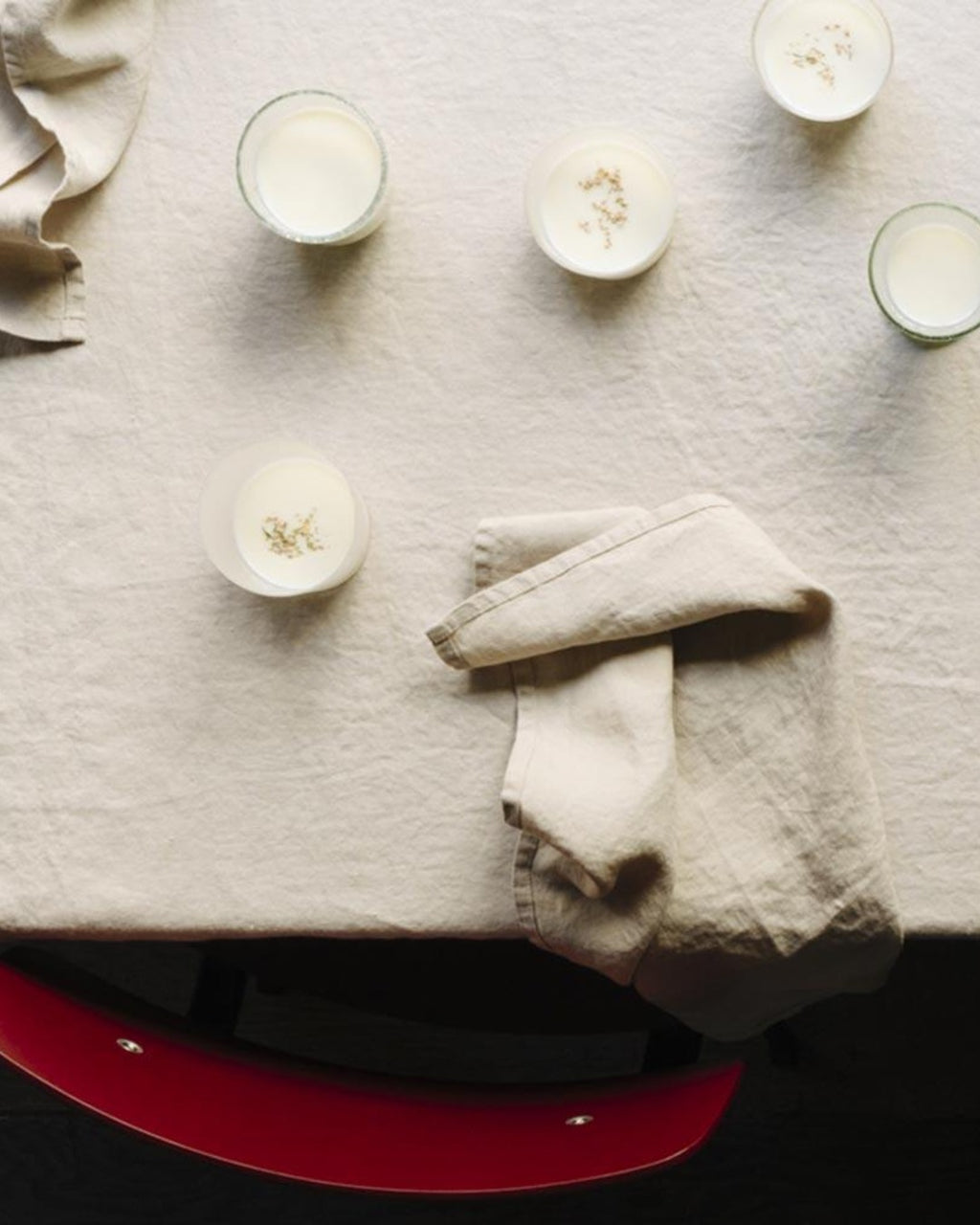 Merci - Nappe En Lin Lavé - Pierre