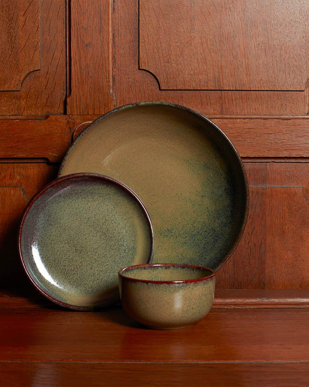 Merci - Jasper salad bowl - Green