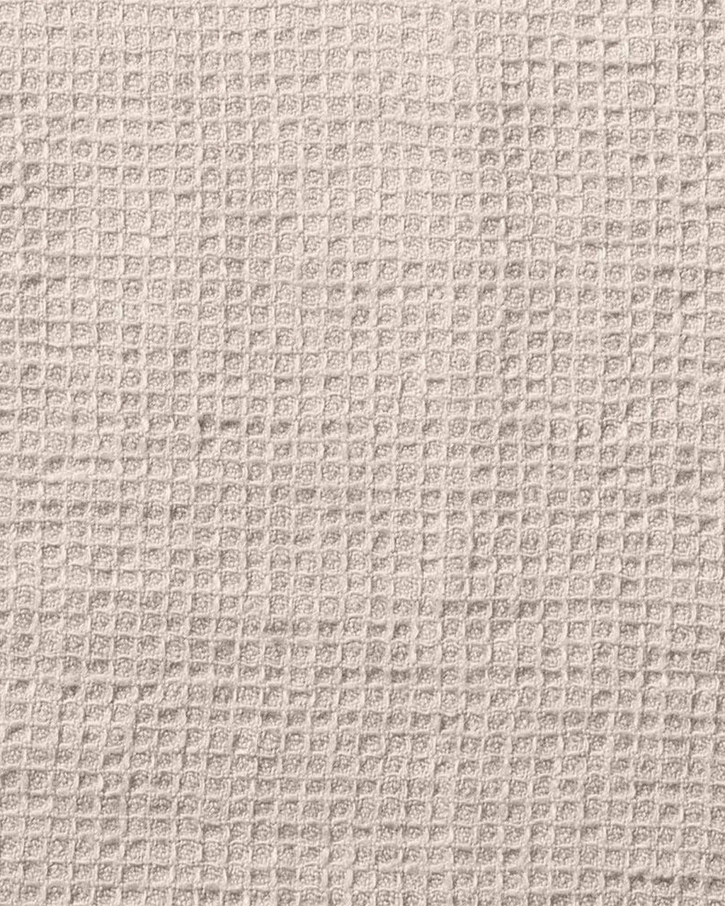 Merci - Serviette De Bain En Lin Nid D'Abeille - Pierre