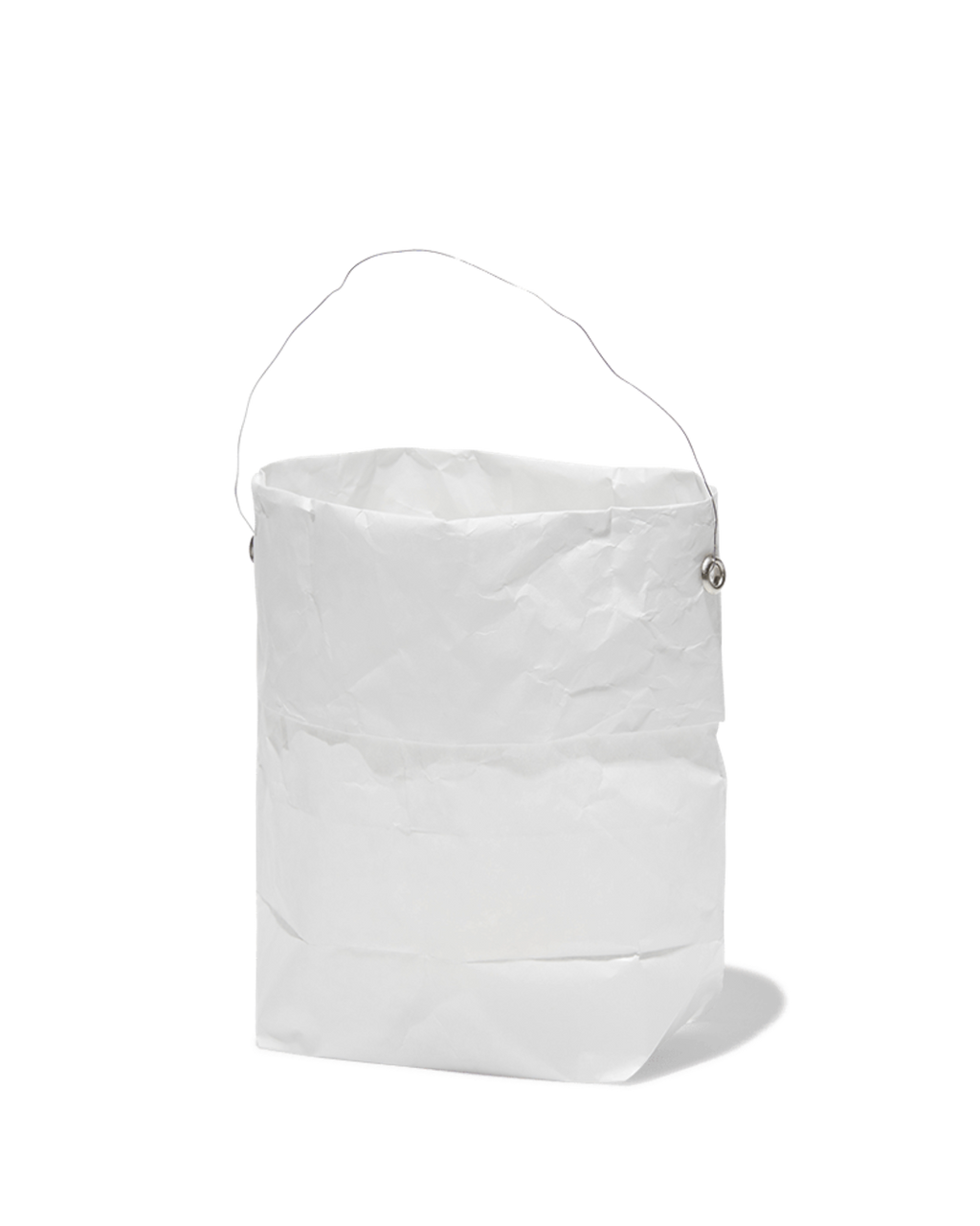 Merci - Set De 4 Lanternes En Papier - Blanc & Argenté