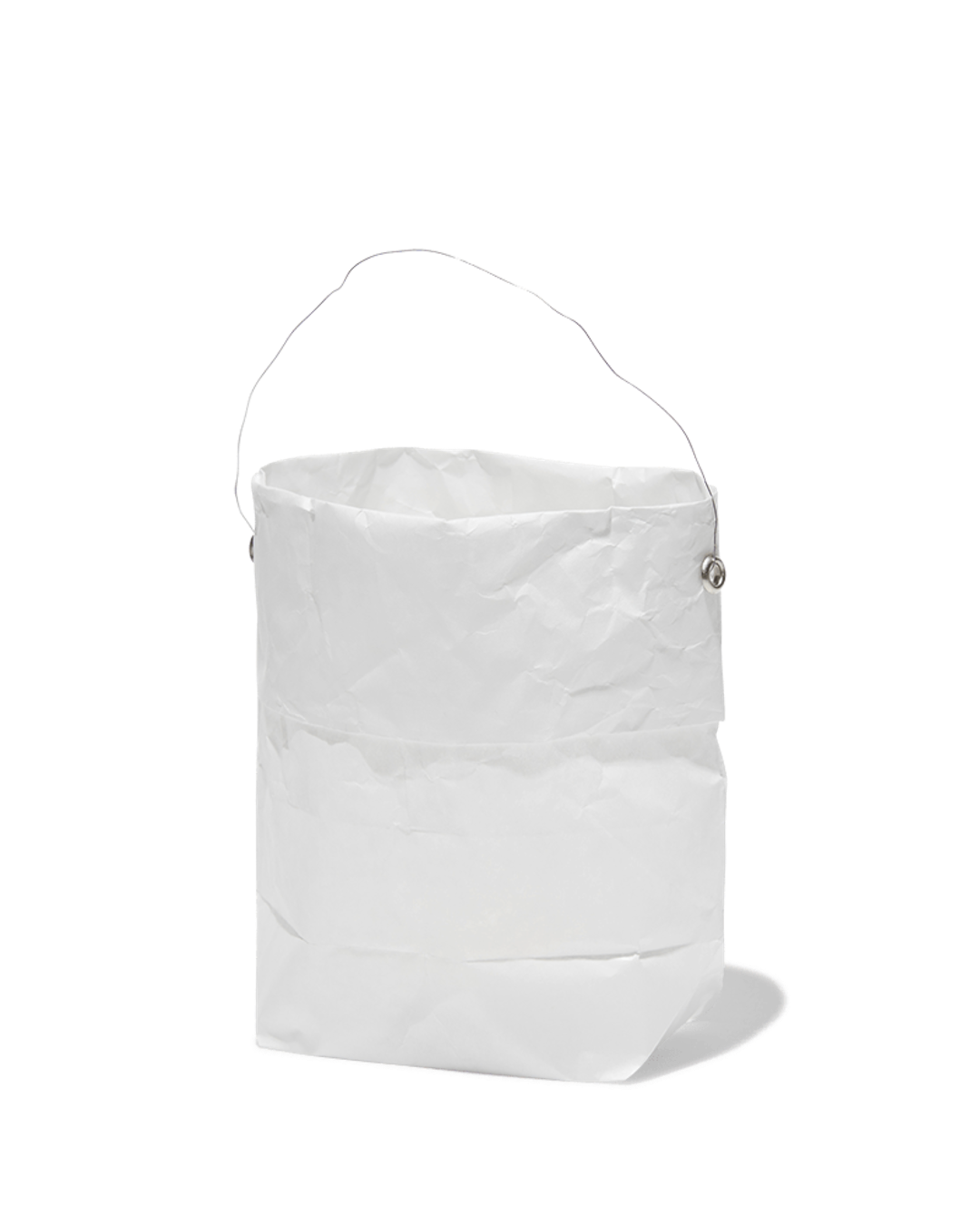 Merci - Set De 4 Lanternes En Papier - Blanc & Argenté