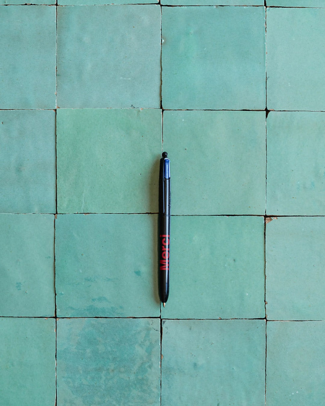 Merci - Stylo 4 Couleurs - Noir