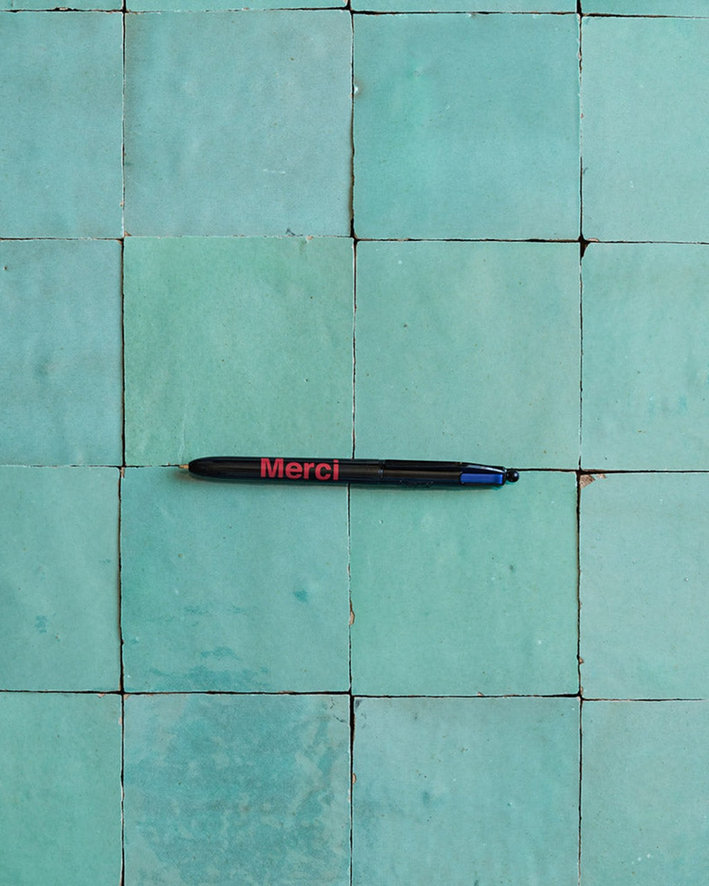 Merci - Stylo 4 Couleurs - Noir