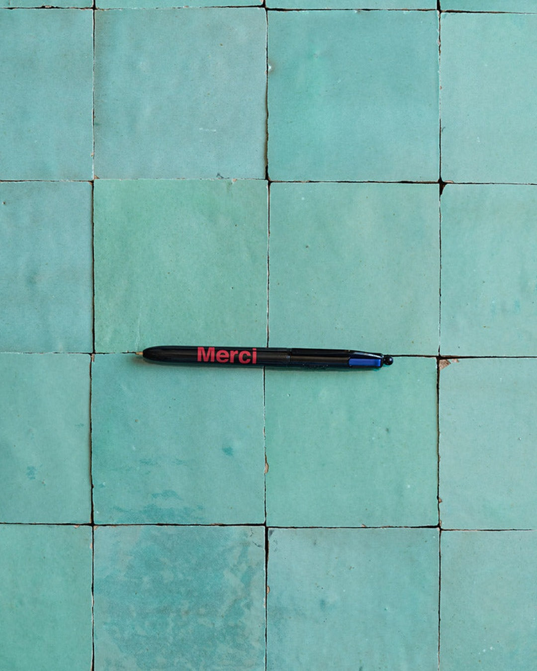 Merci - Stylo 4 Couleurs - Noir