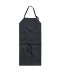 Merci - Washed linen apron - Ink Blue