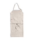 Merci - Washed linen apron - Stone