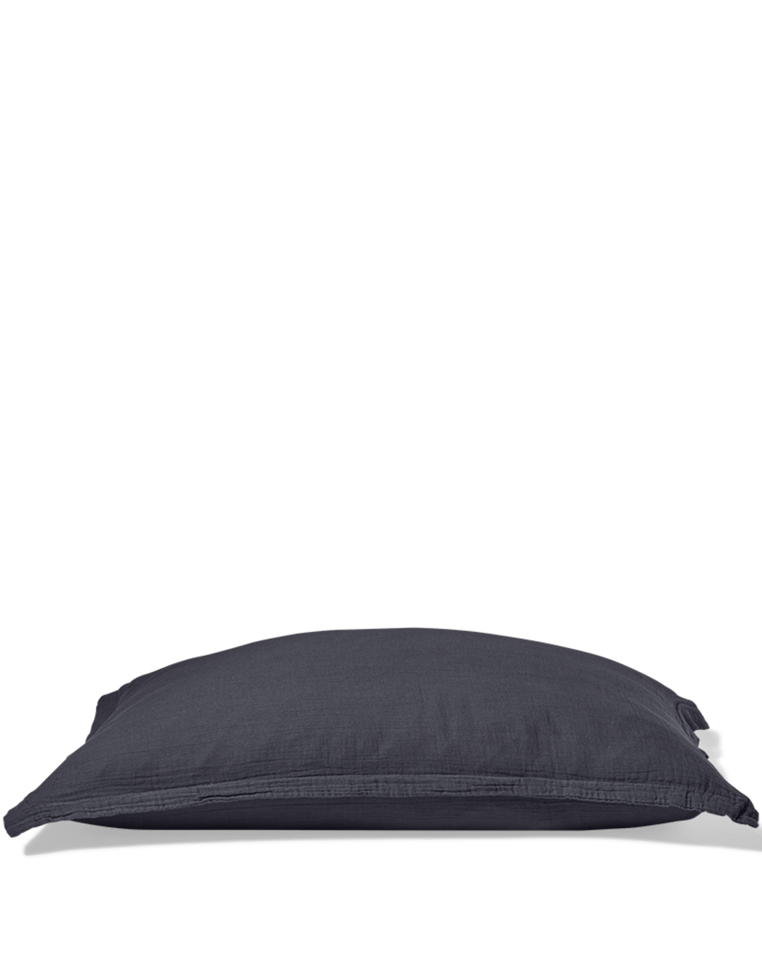 Merci - Cotton gauze pillowcase - Charcoal Grey