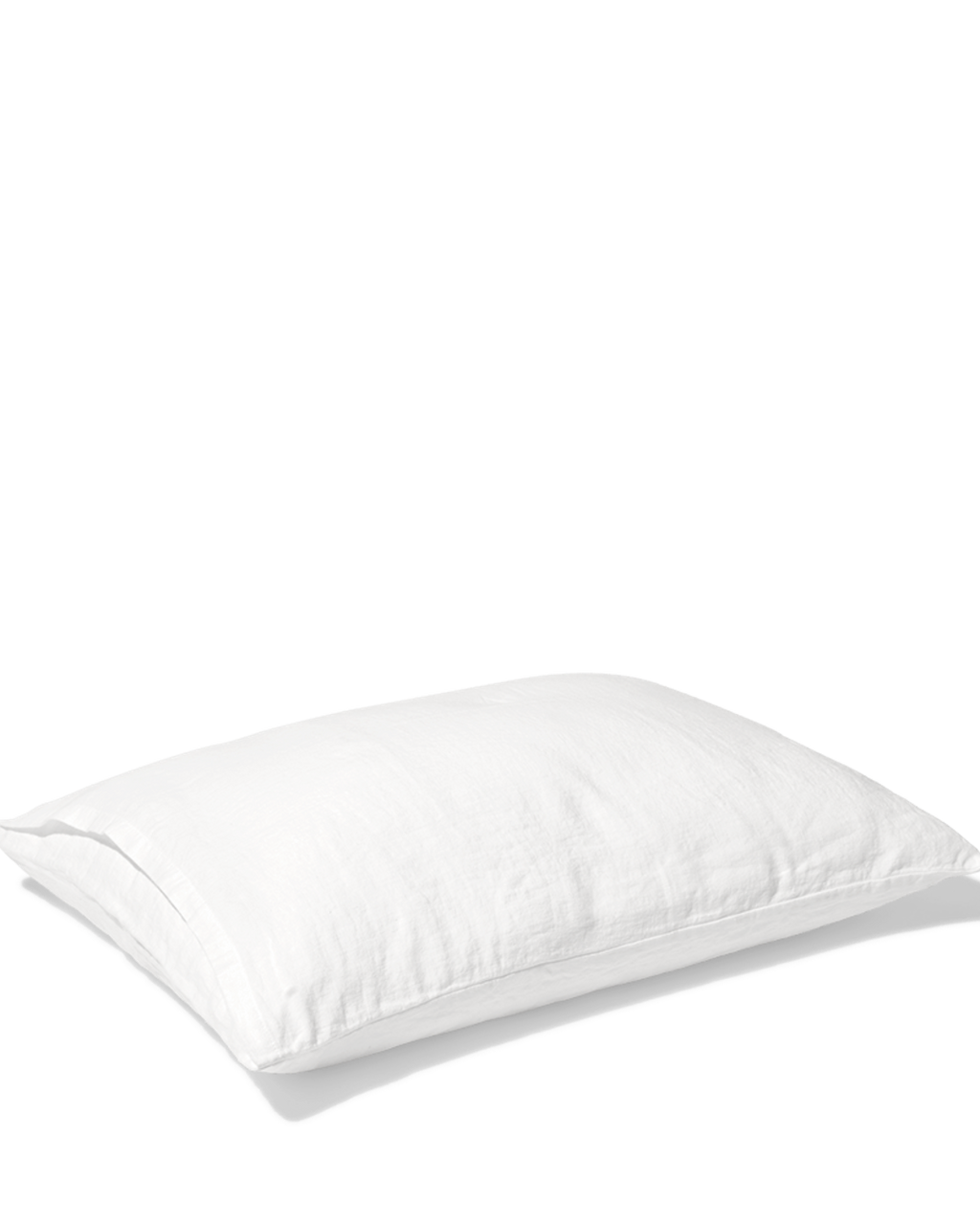 Merci - Washed linen pillowcase - Optical White