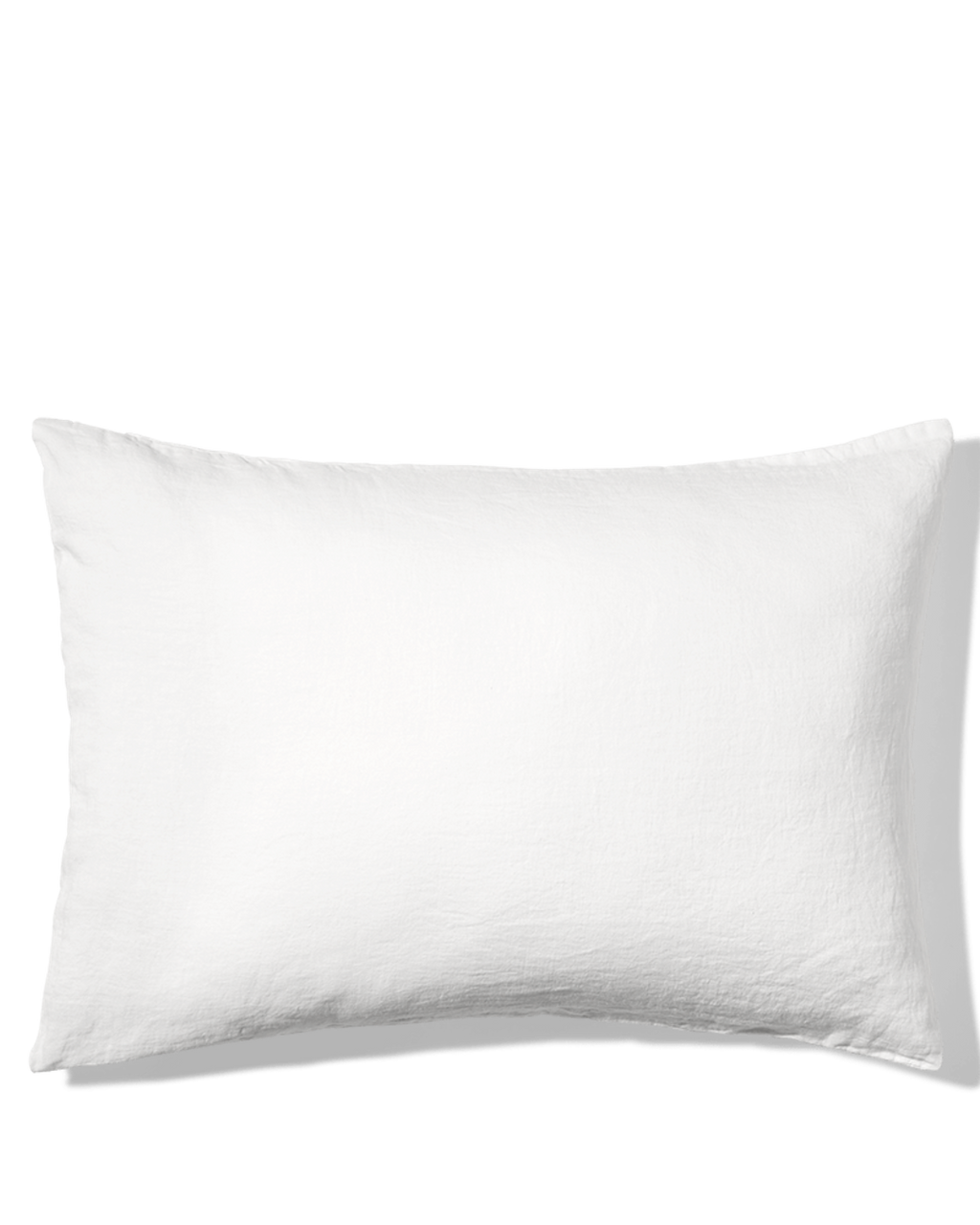 Merci - Washed linen pillowcase - Optical White
