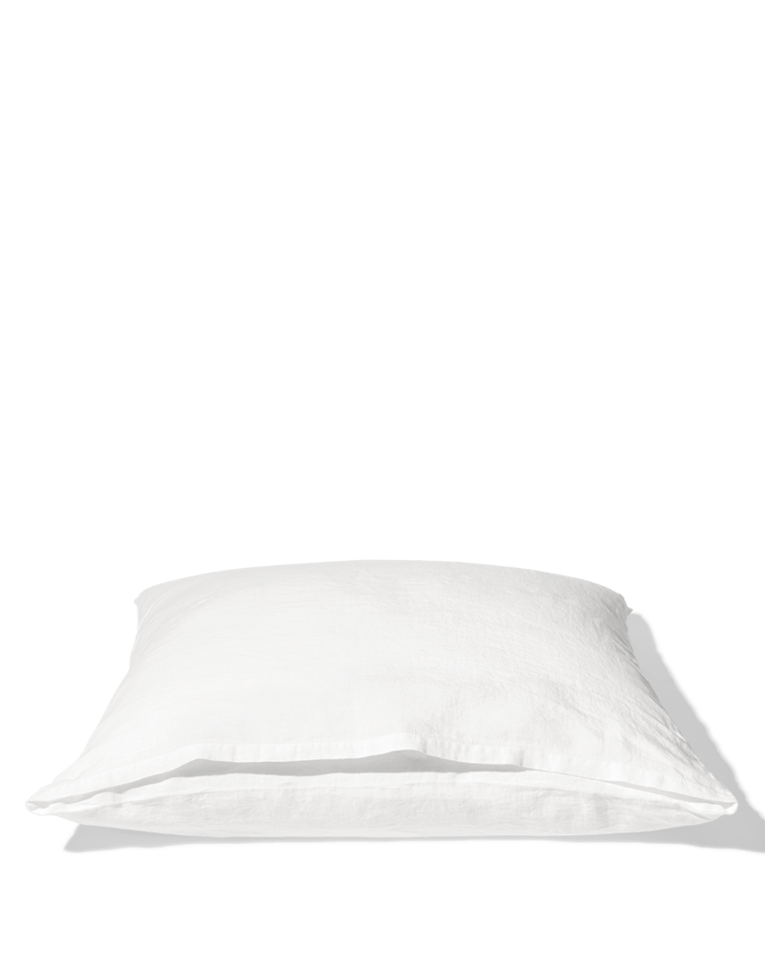 Merci - Washed linen pillowcase - Optical White
