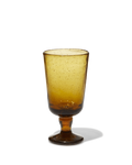 Salaheddin - Mouth-blown wine glass - Amber