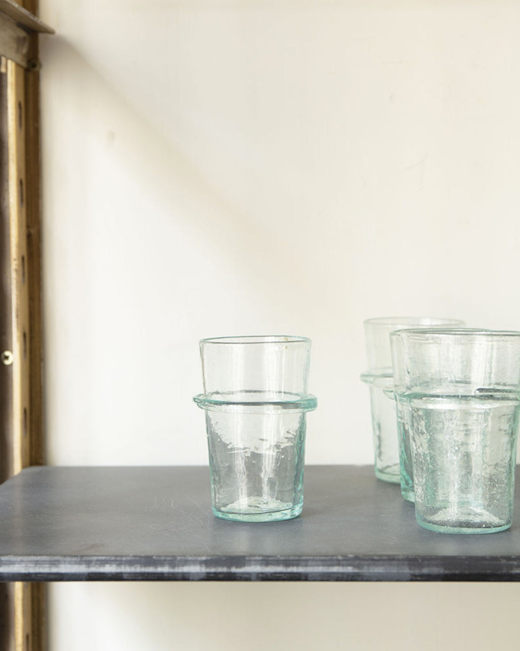 Salaheddin - Verre Annelé En Verre Soufflé - Transparent