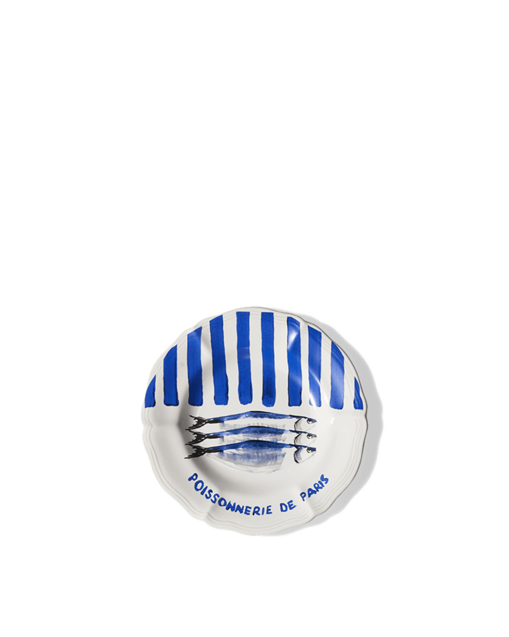 Merci - Earthernware plate - Fishmonger
