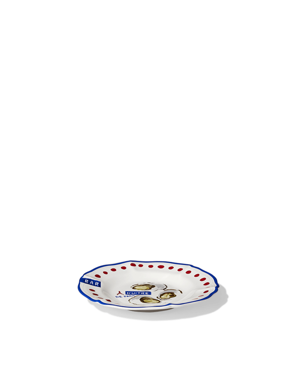 Merci - Earthernware plate - Oysters