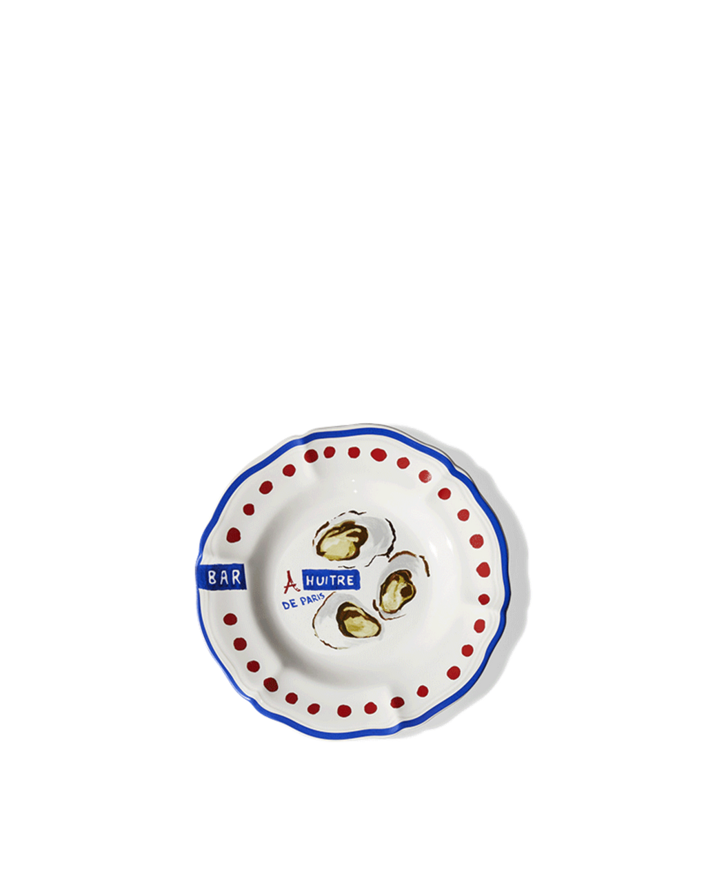 Merci - Earthernware plate - Oysters