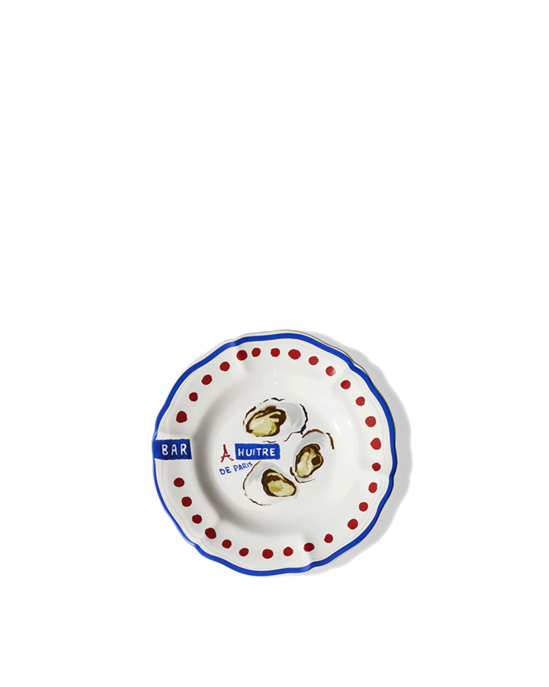 Merci - Earthernware plate - Oysters