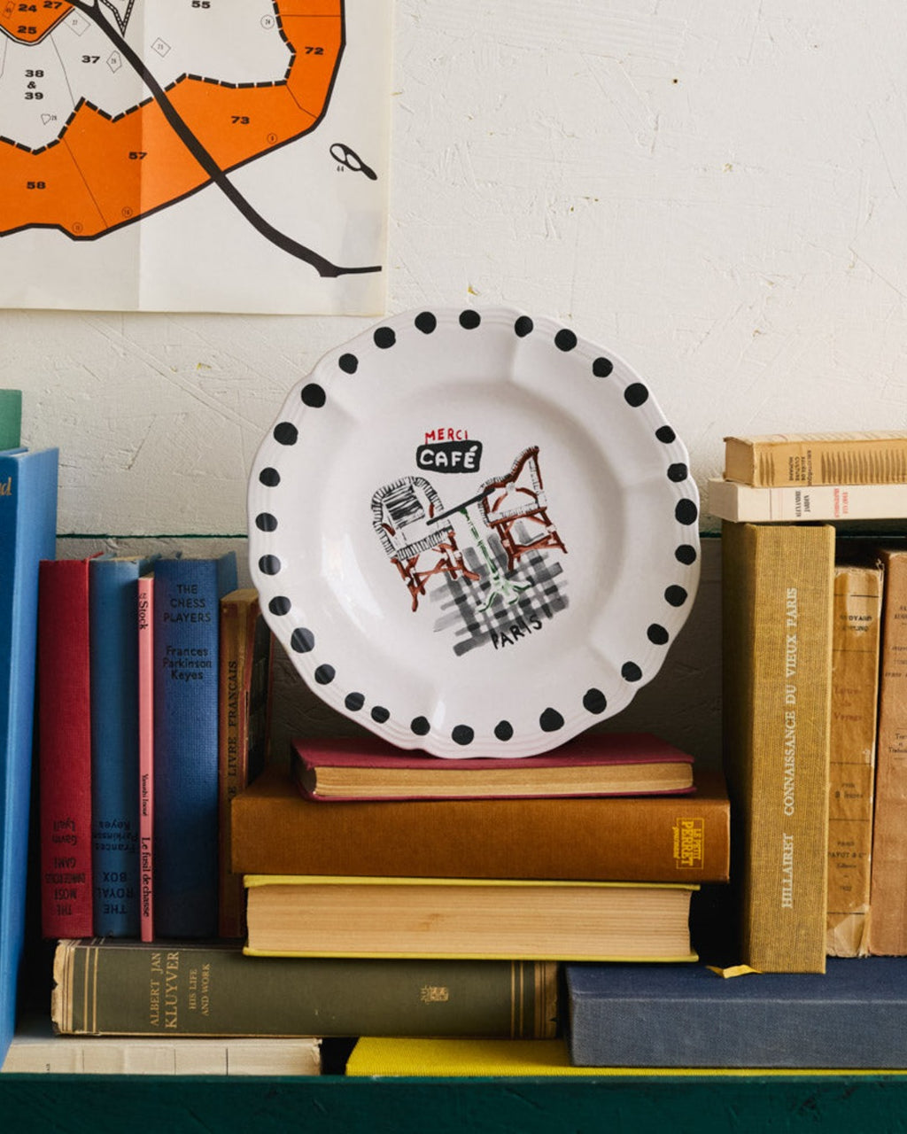 Merci - Earthernware plate - Café