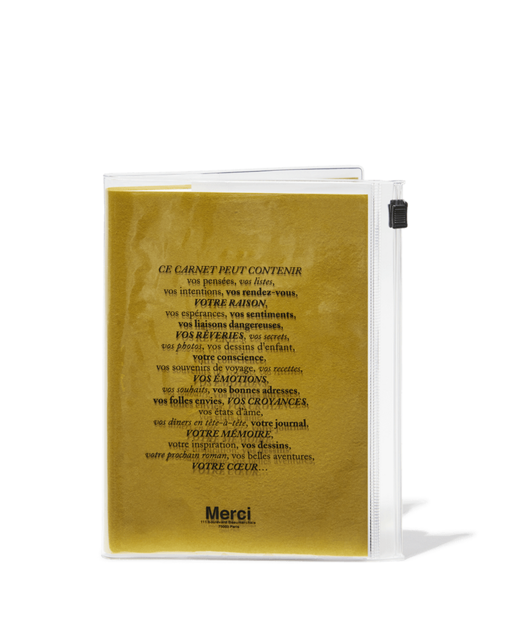 Merci x Marks - Merci notebook - Yellow