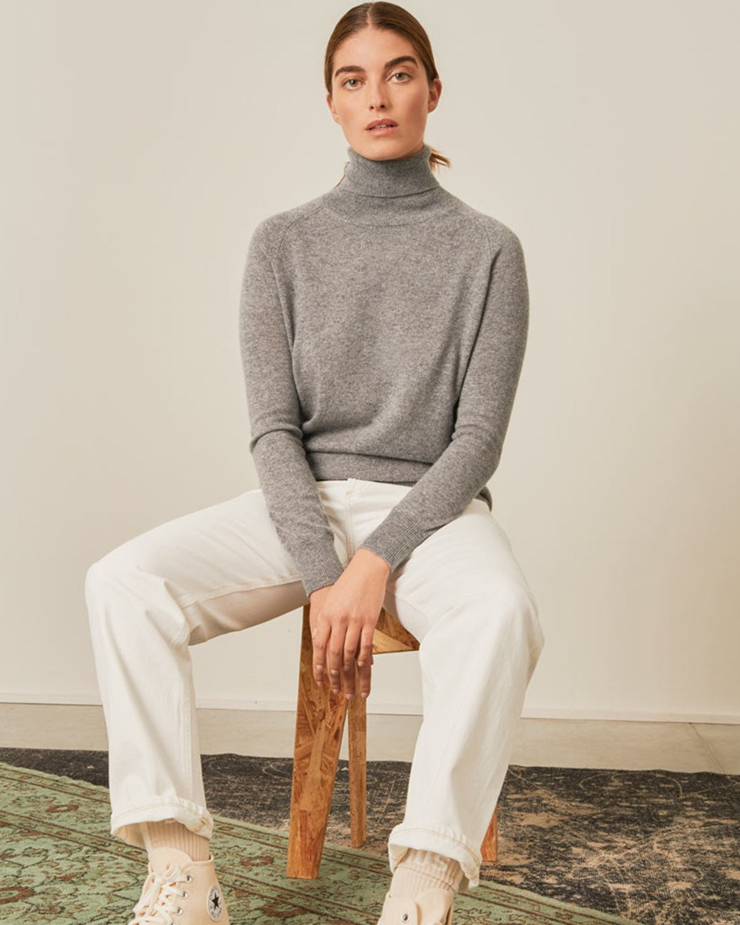 Merci - Pull en cachemire - Alix Gris