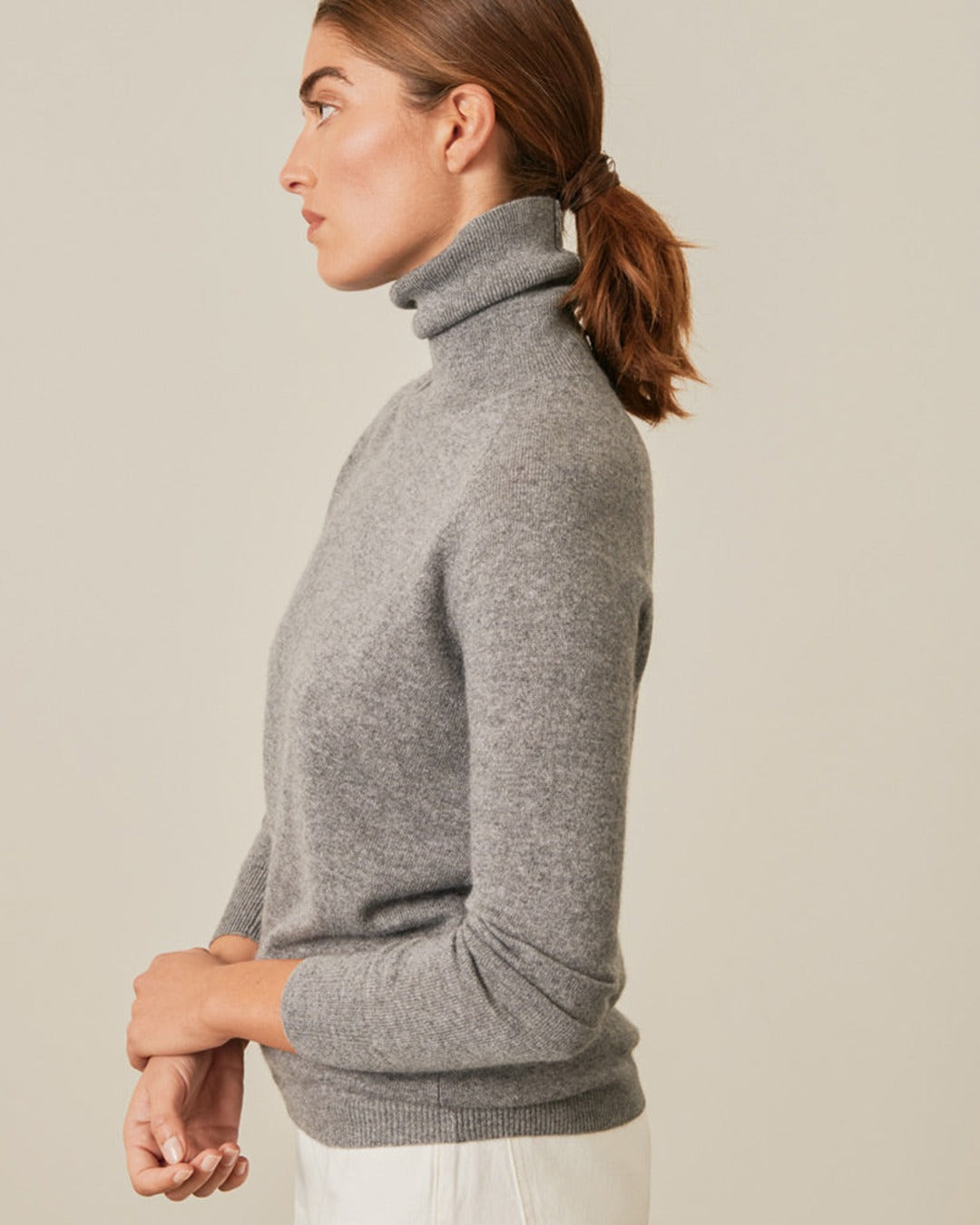 Merci - Pull en cachemire - Alix Gris