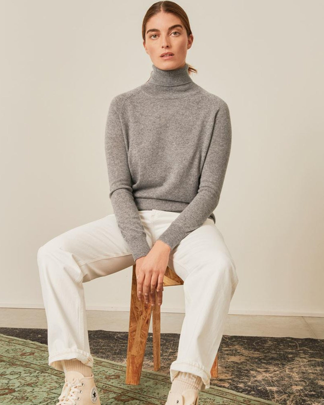 Merci - Pull en cachemire - Alix Gris