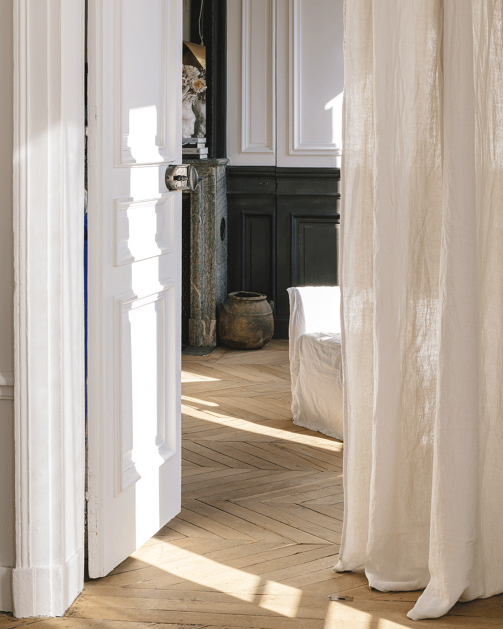 Merci - Washed linen curtain - Stone