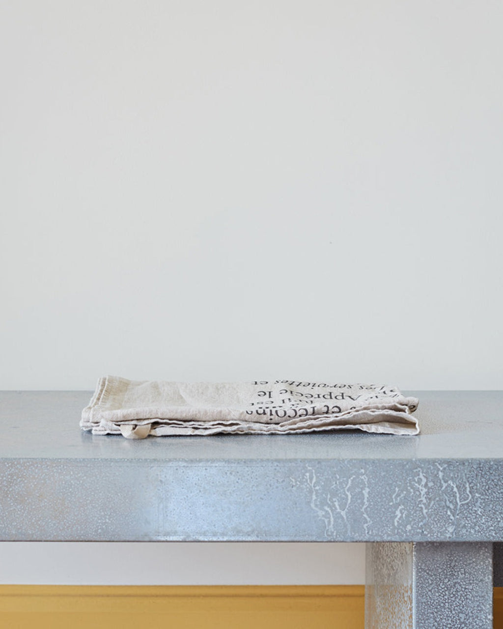 Washed linen tea towel - Natural