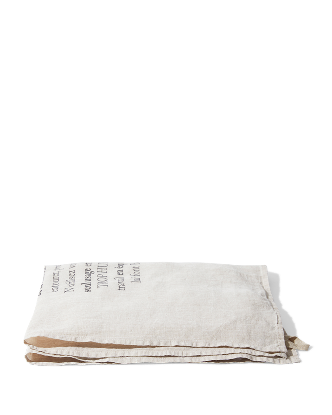 Washed linen tea towel - Natural