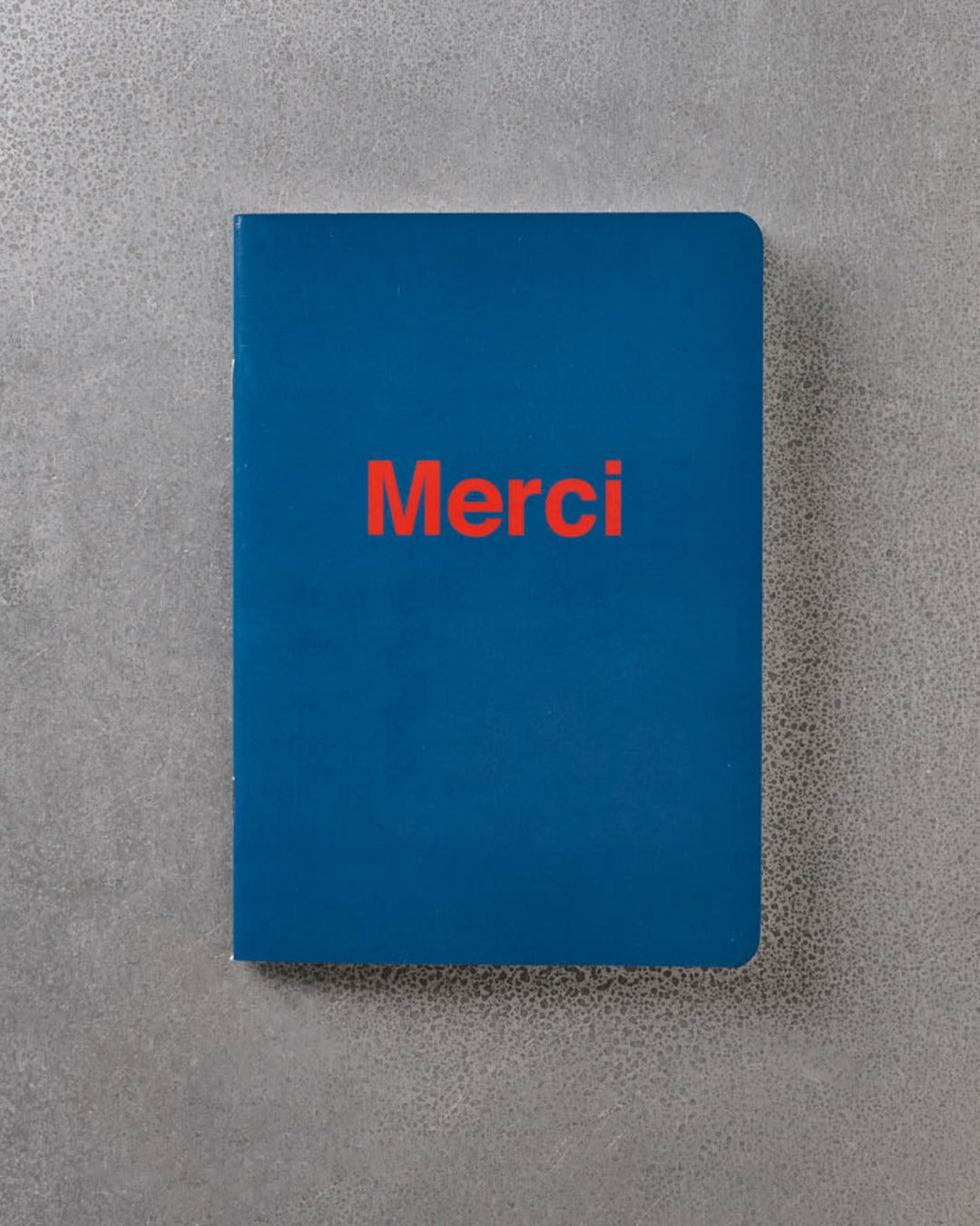 Merci - Notebook - Navy Blue & Red