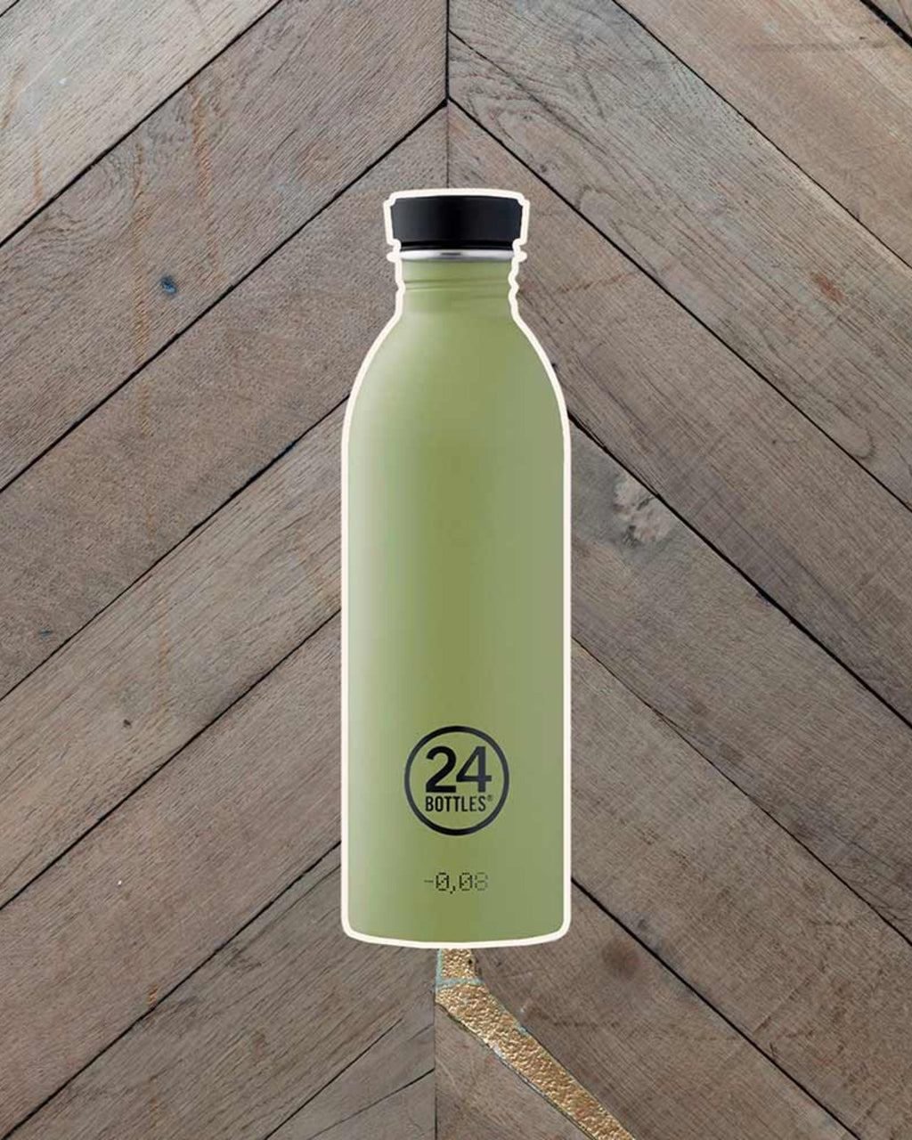 24 Bottles - Gourde En Inox 500 Ml Urban - Sauge