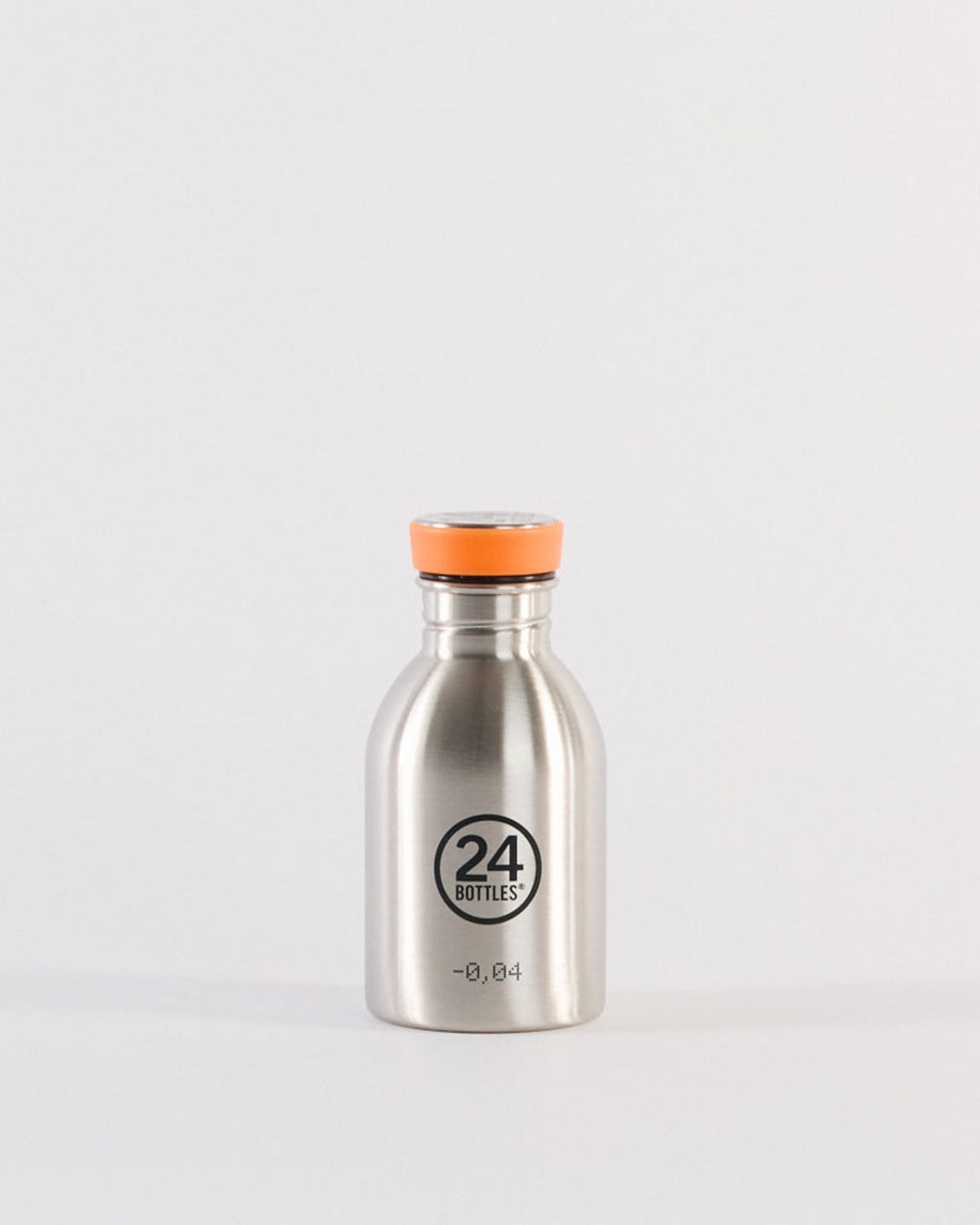 24 Bottles - Gourde En Inox 250 Ml Basic - Steel