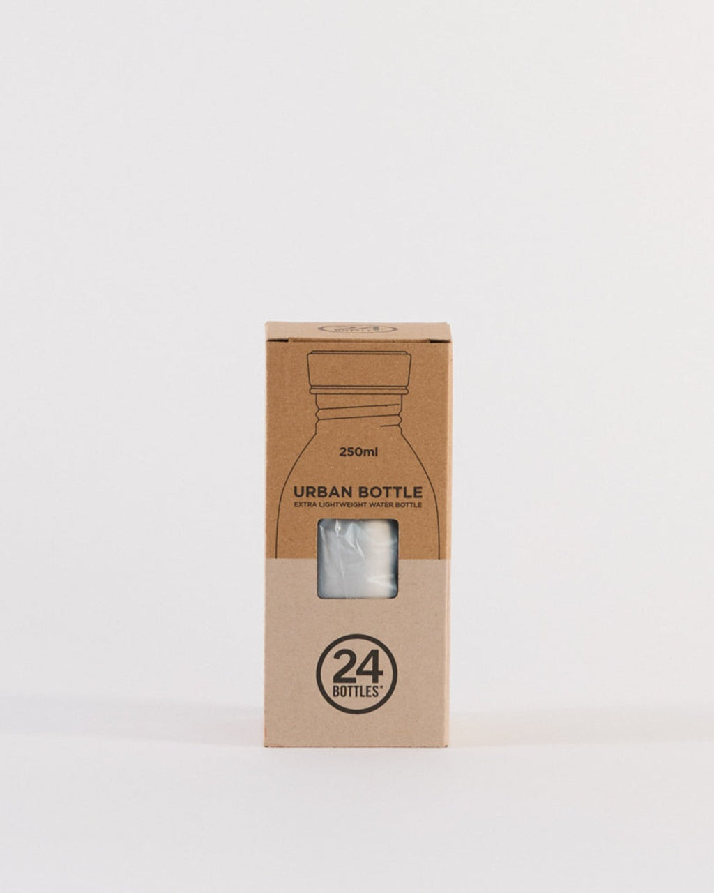 24 Bottles - Gourde En Inox 250 Ml Basic - Steel