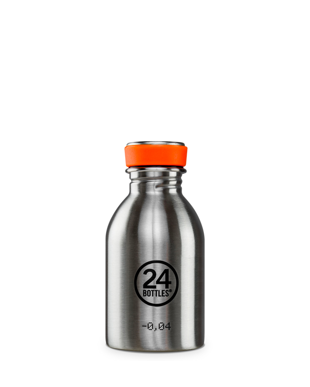 24 Bottles - Gourde En Inox 250 Ml Basic - Steel
