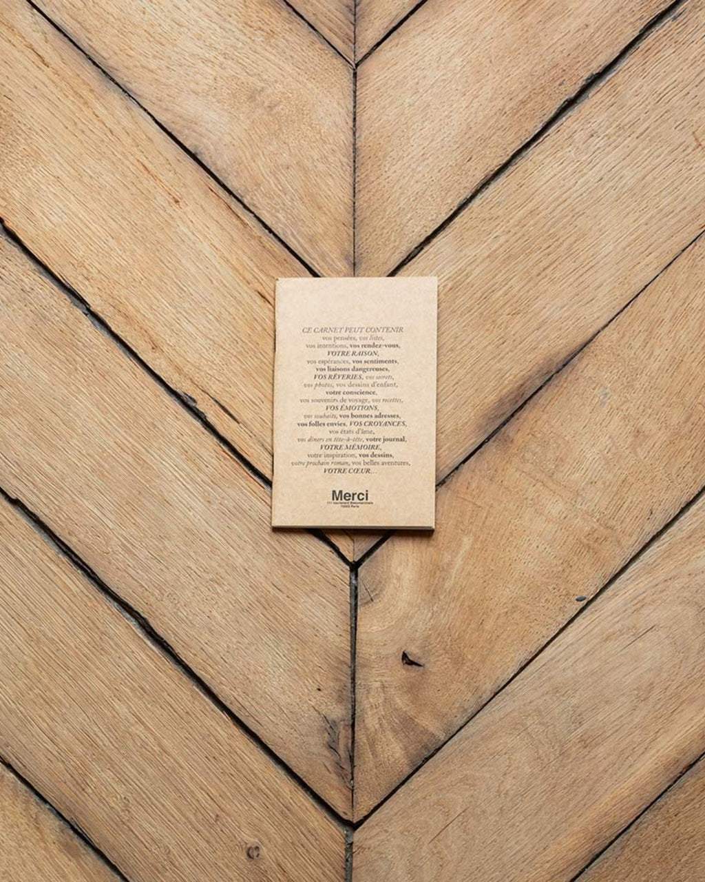 Merci x Marks - Cahier - Kraft