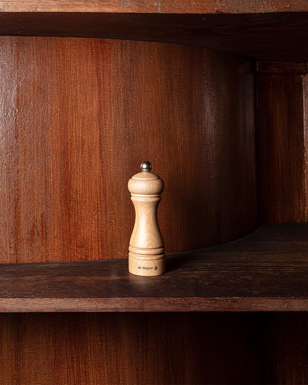 De Buyer - Salt & Pepper mill - Natural wood