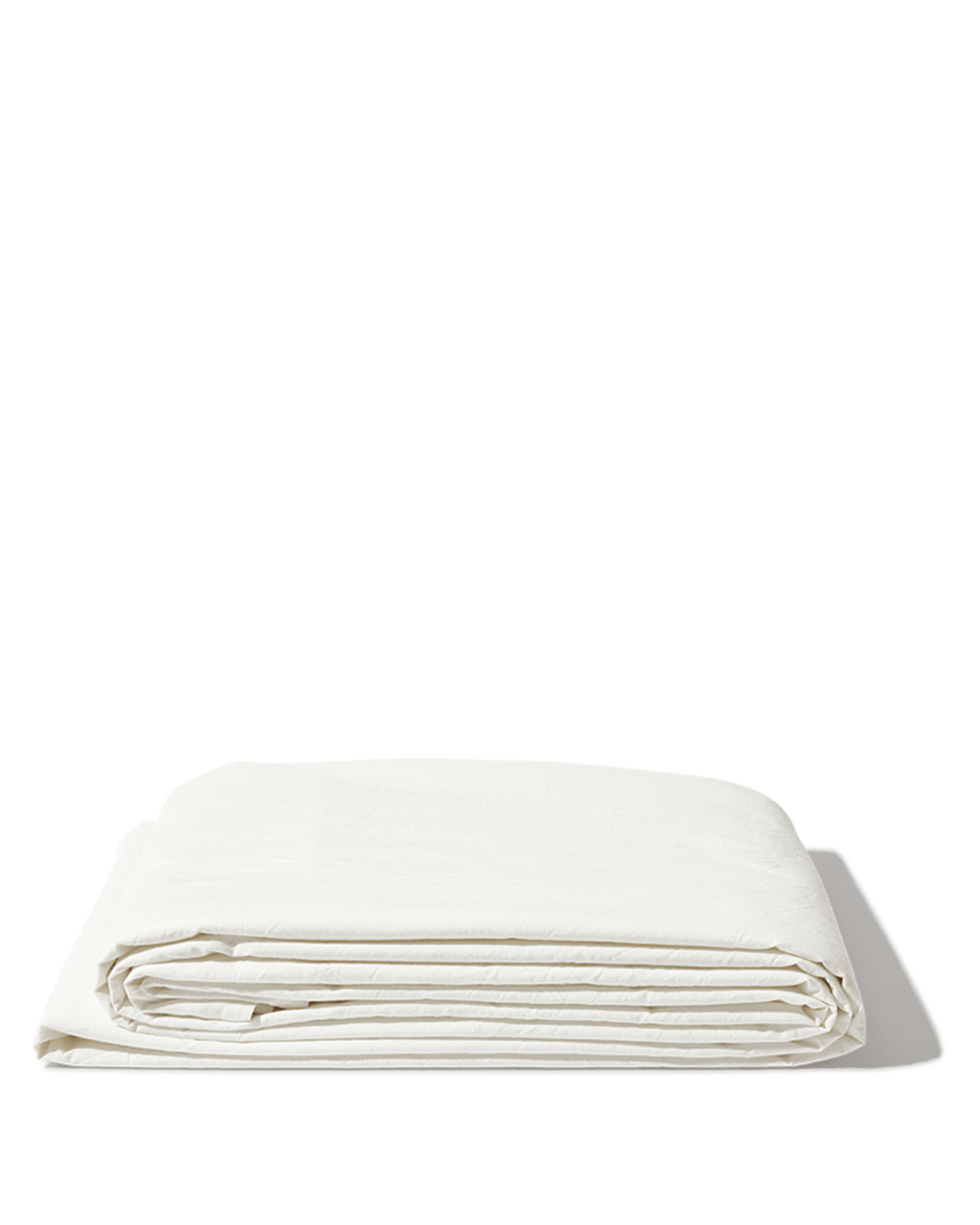 Merci - Cotton percale flat sheet - Chalk White