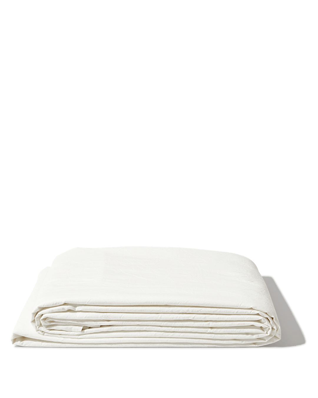 Merci - Cotton percale flat sheet - Chalk White