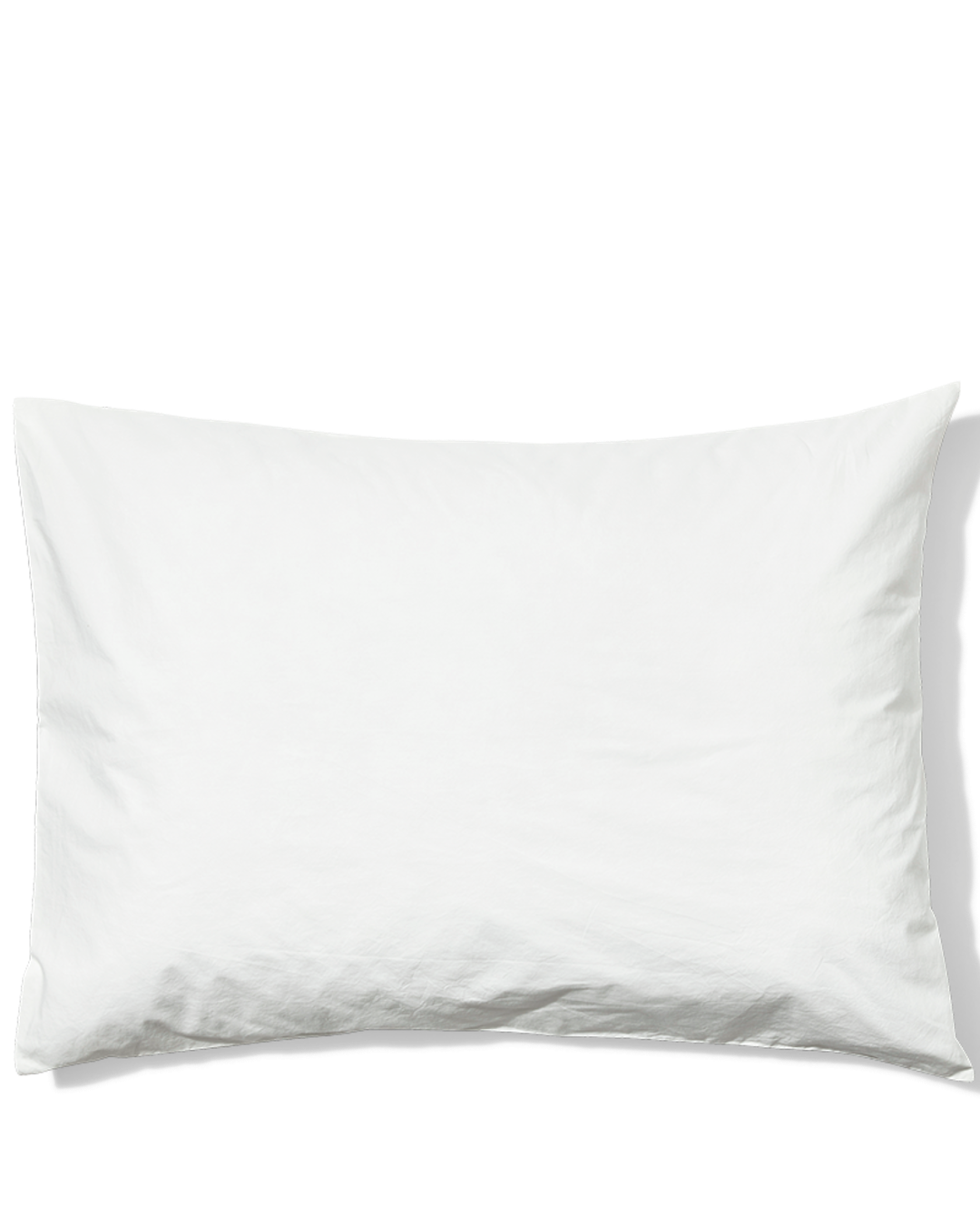 Merci - Cotton percale pillowcase - Chalk White