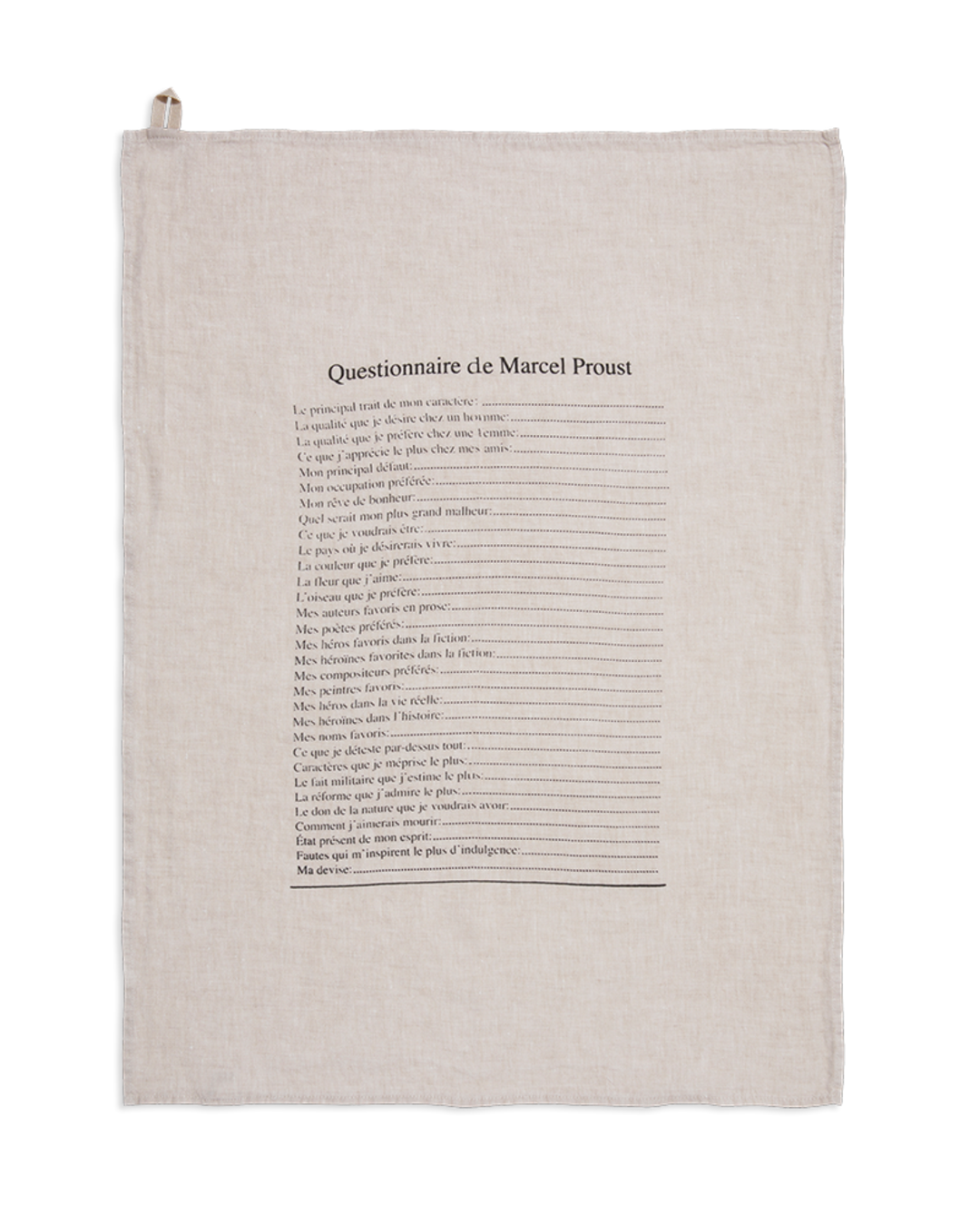 Serie Limitee Louise - Marcel teatowel - Natural